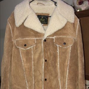 Vintage 70s era suede leather jacket